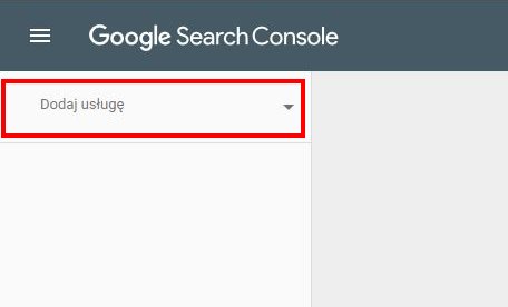 ustawienie google search console 1
